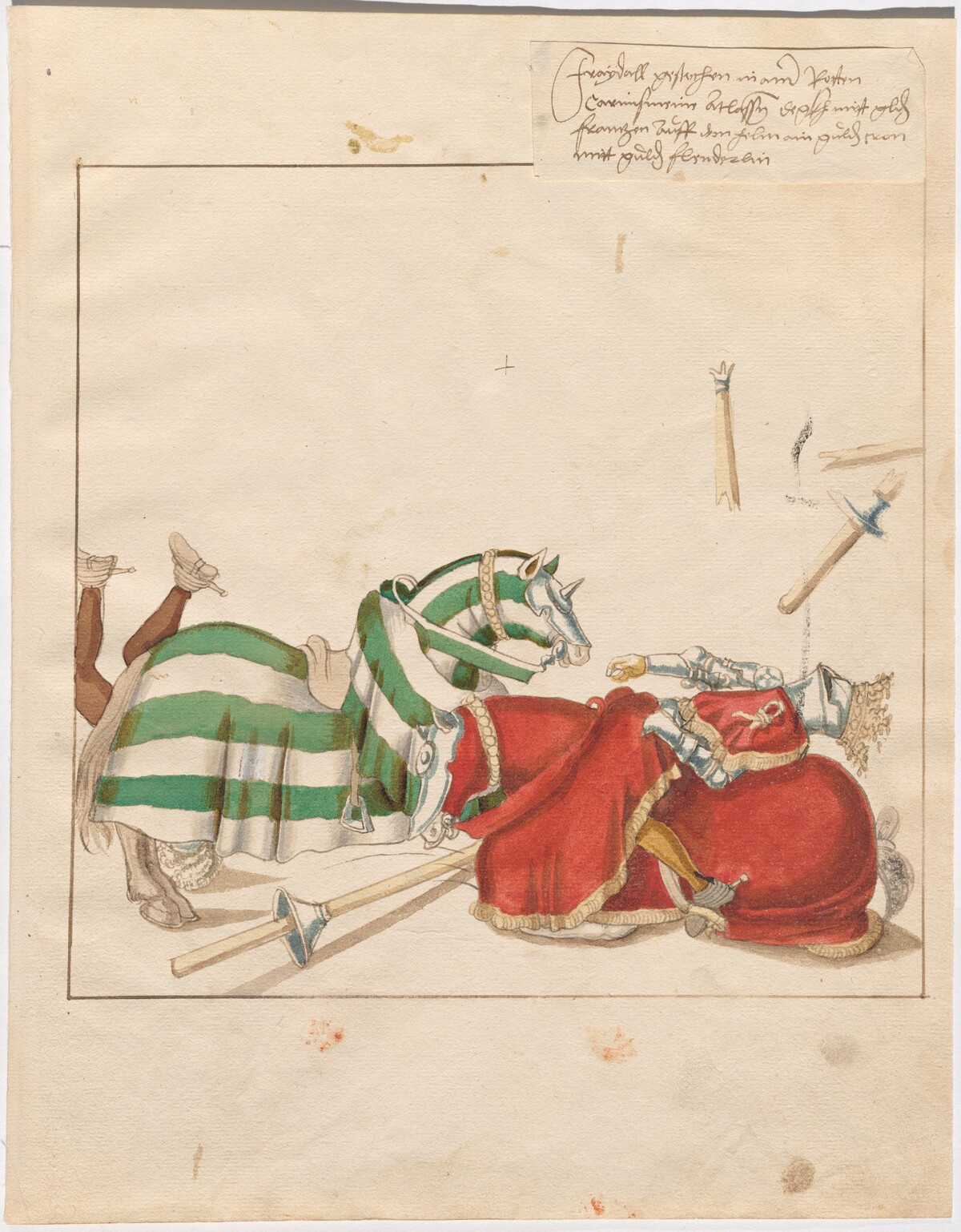 German Joust of Peace by German 16th Century