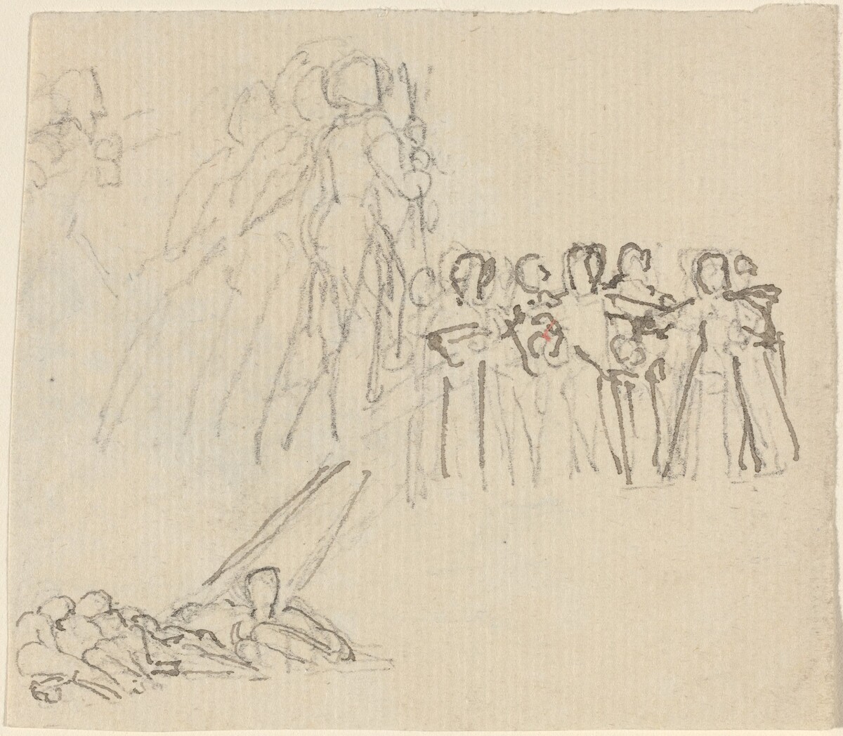 Sheet of Studies [recto and verso] by John Flaxman