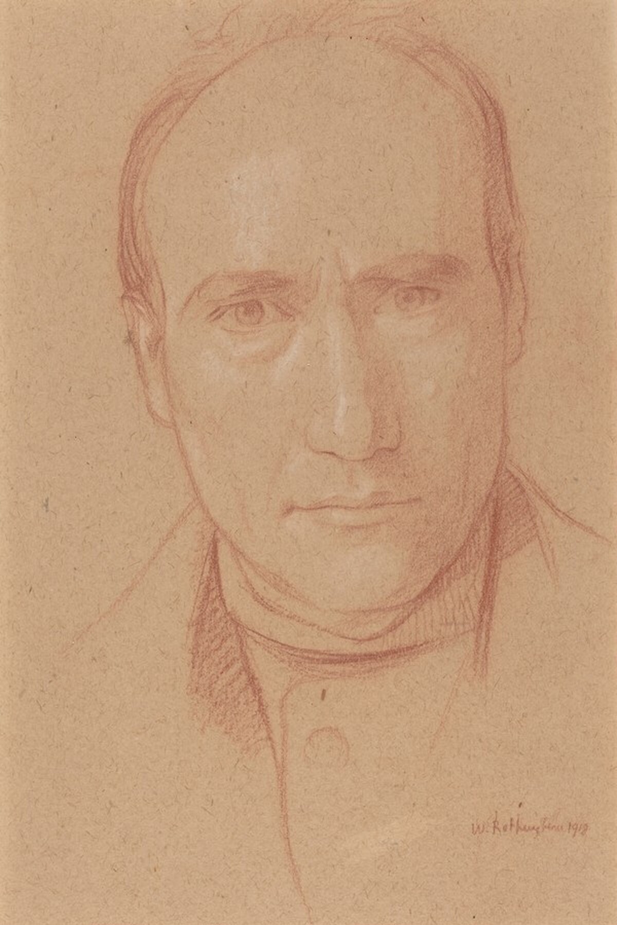 André Gide by Sir William Rothenstein