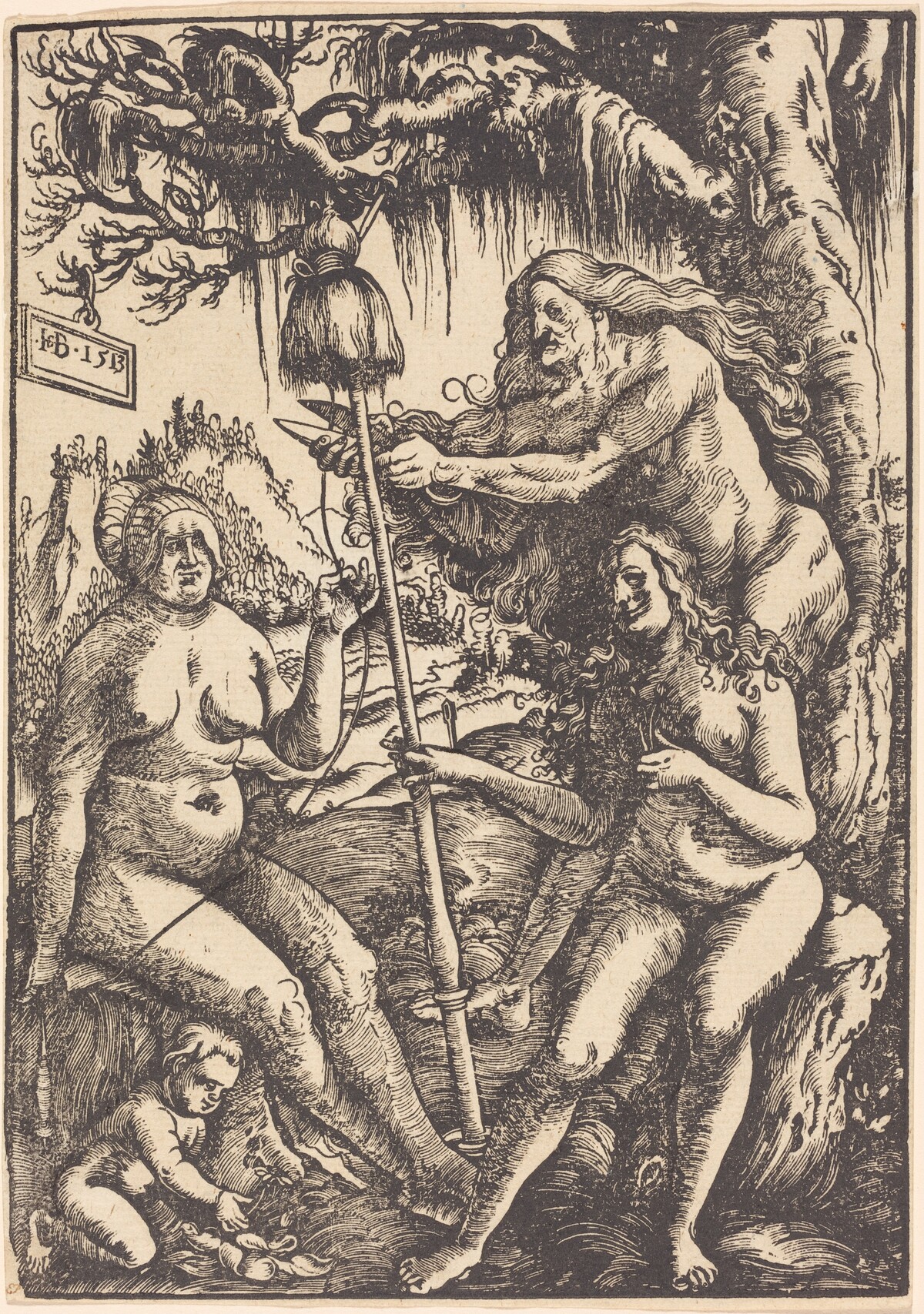 The Three Fates: Lachesis, Atropos and Clotho by Hans Baldung Grien