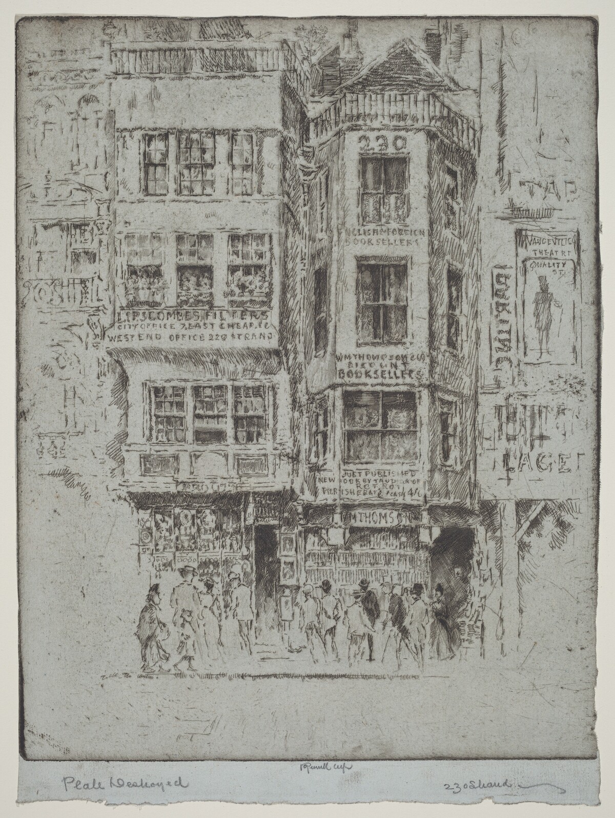 No. 230 Strand by Joseph Pennell