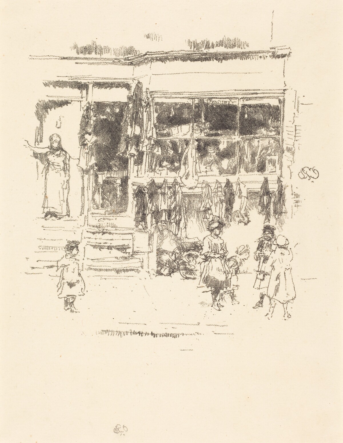 Chelsea Rags by James McNeill Whistler
