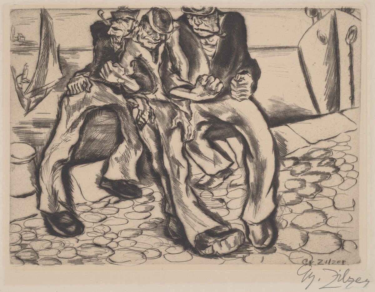 Untitled (Longshoremen) by Gyula Zilzer