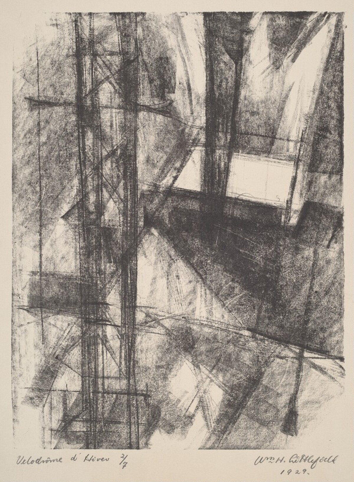Vélodrome d'Hiver [vertical format] by William Horace Littlefield