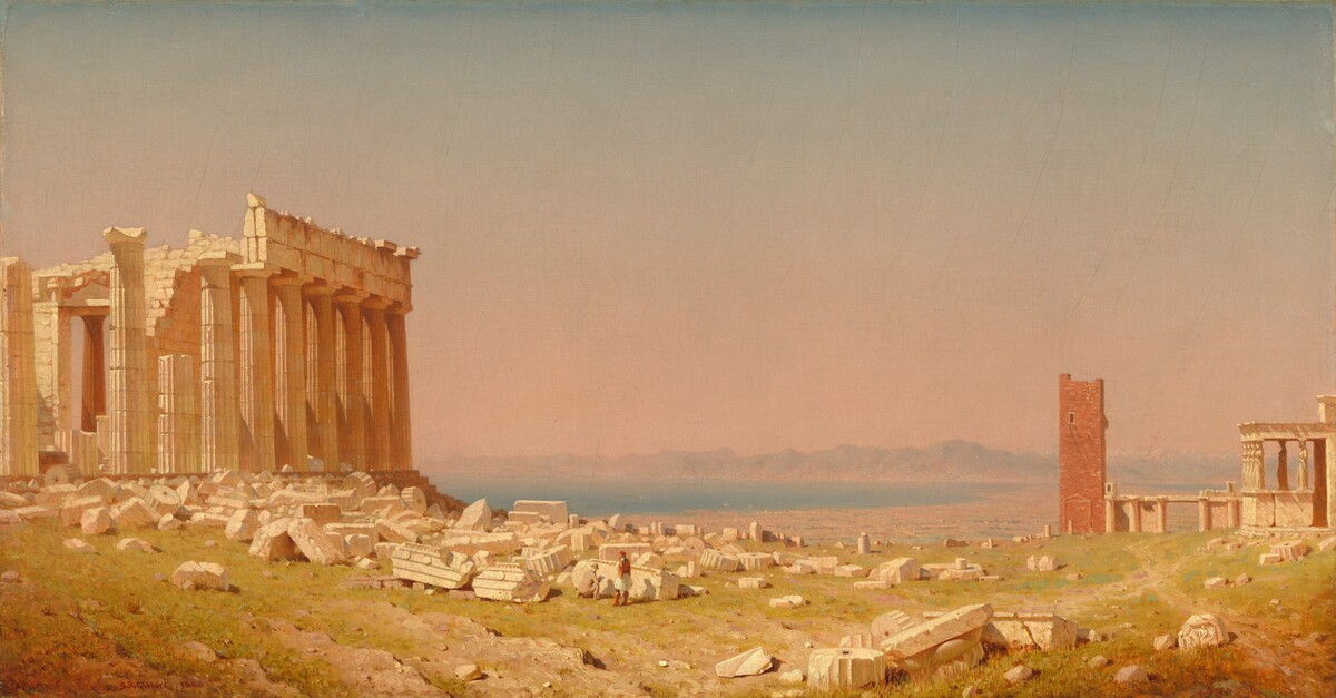 Ruins of the Parthenon by Sanford Robinson Gifford
