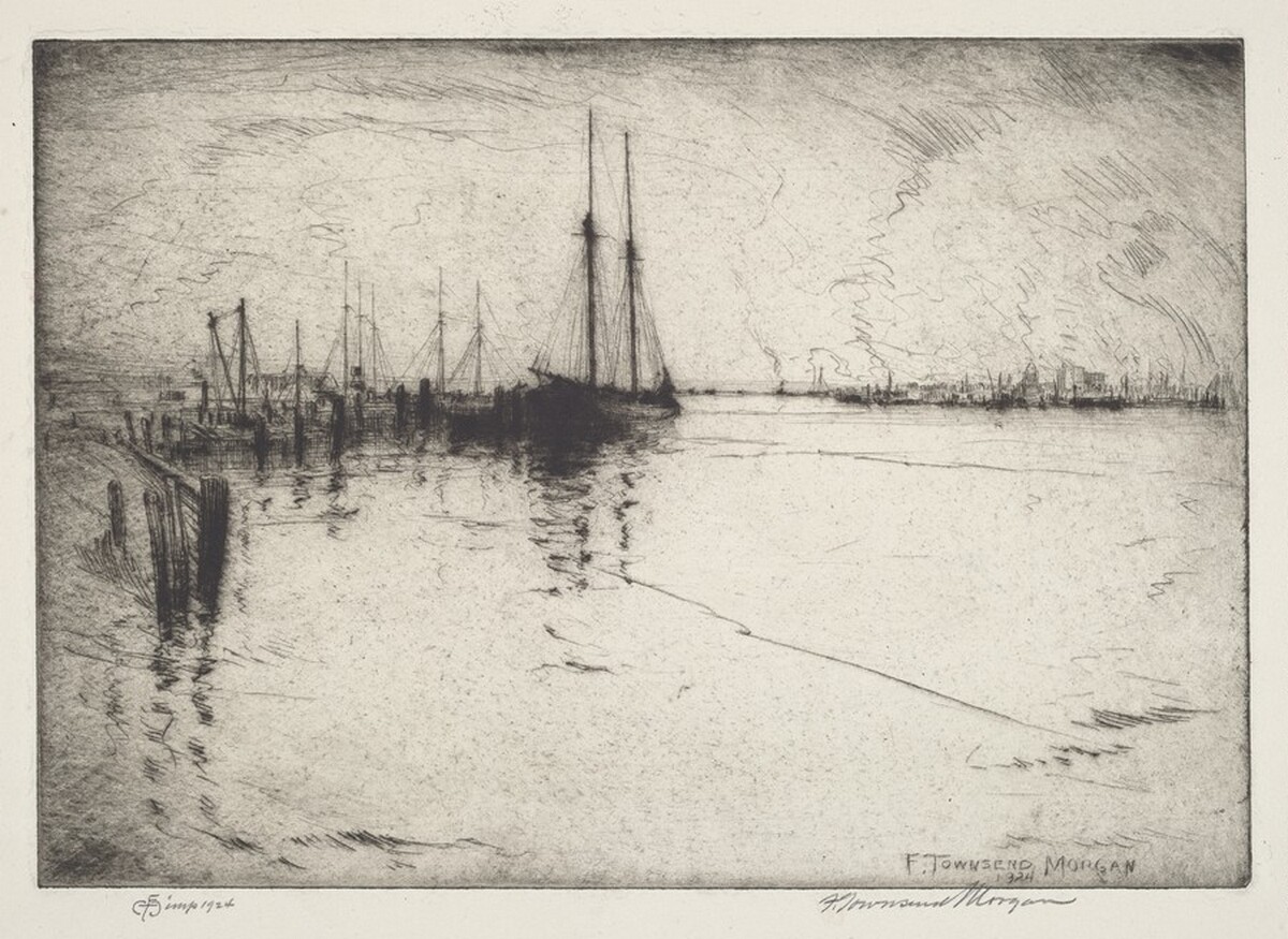 Along the Delaware by Franklin Townsend Morgan