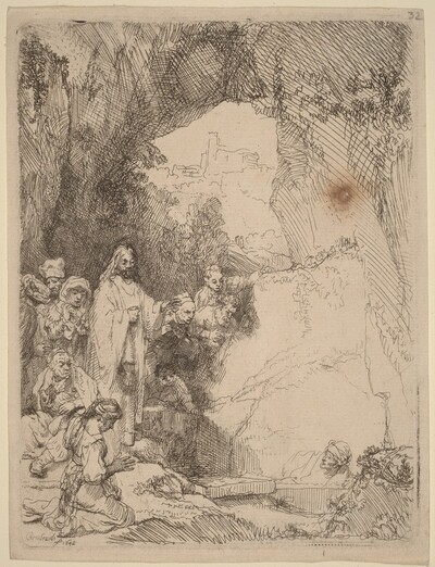 The Raising of Lazarus: Small Plate