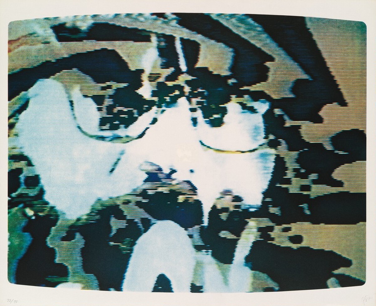 Untitled (Allen Ginsberg) by Nam June Paik