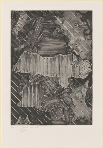 Green Angel 2 [proof of 1st element, plate A, 3rd state]