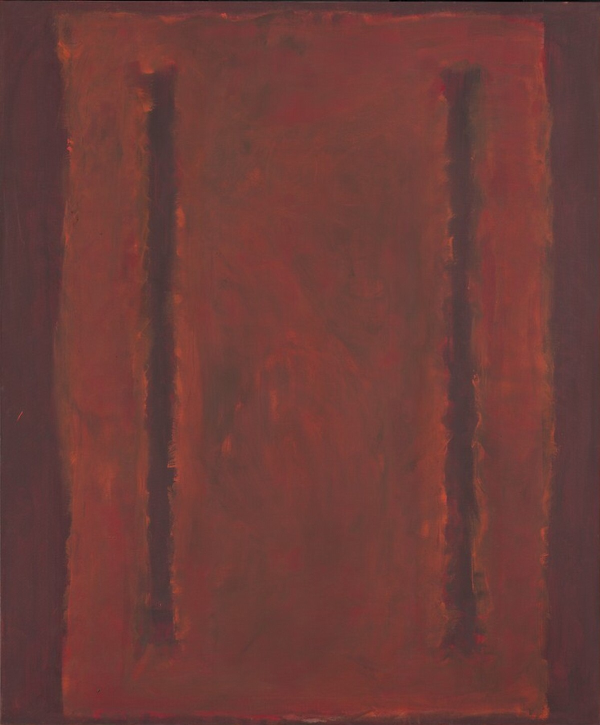 Untitled (Seagram Mural sketch) by Mark Rothko