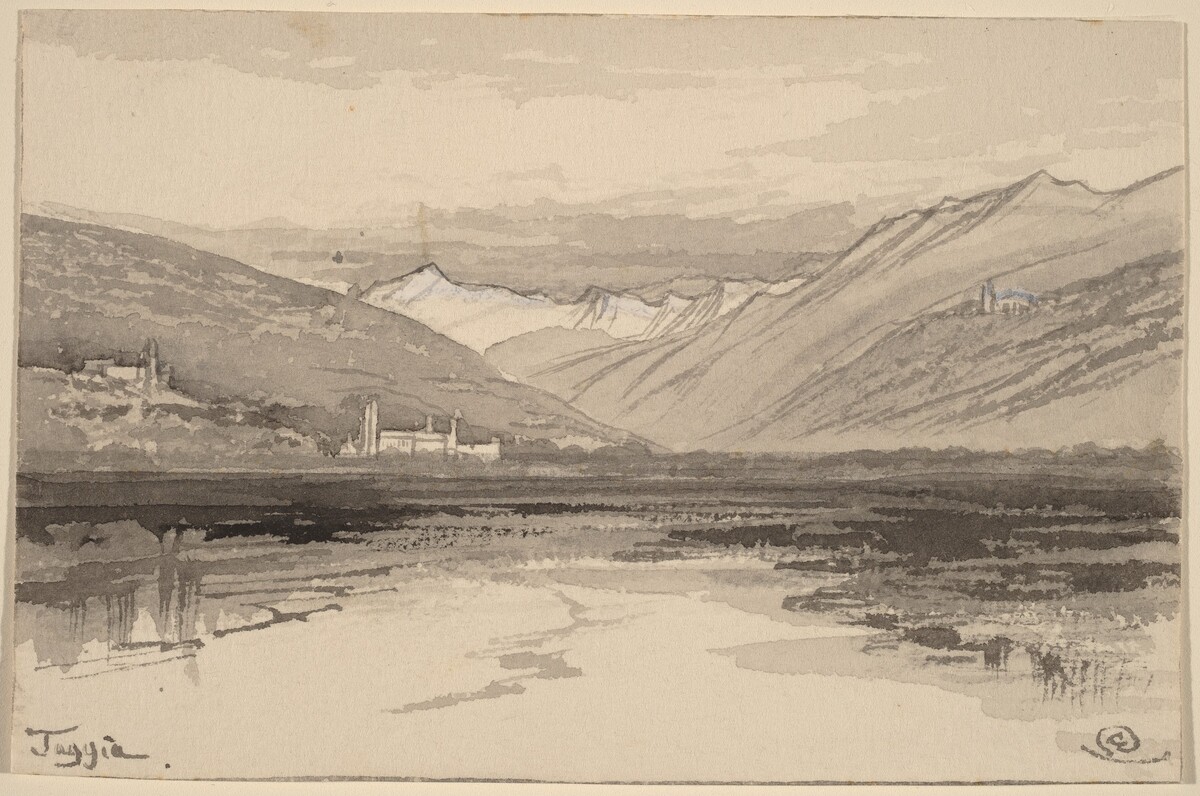 Taggia by Edward Lear
