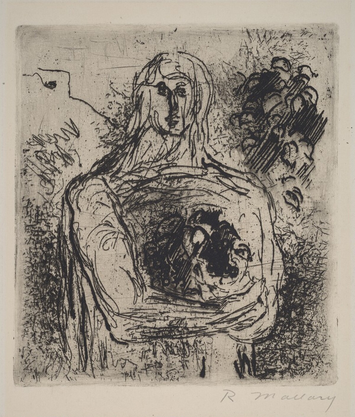 Mujer Con Fruta by Robert Mallary