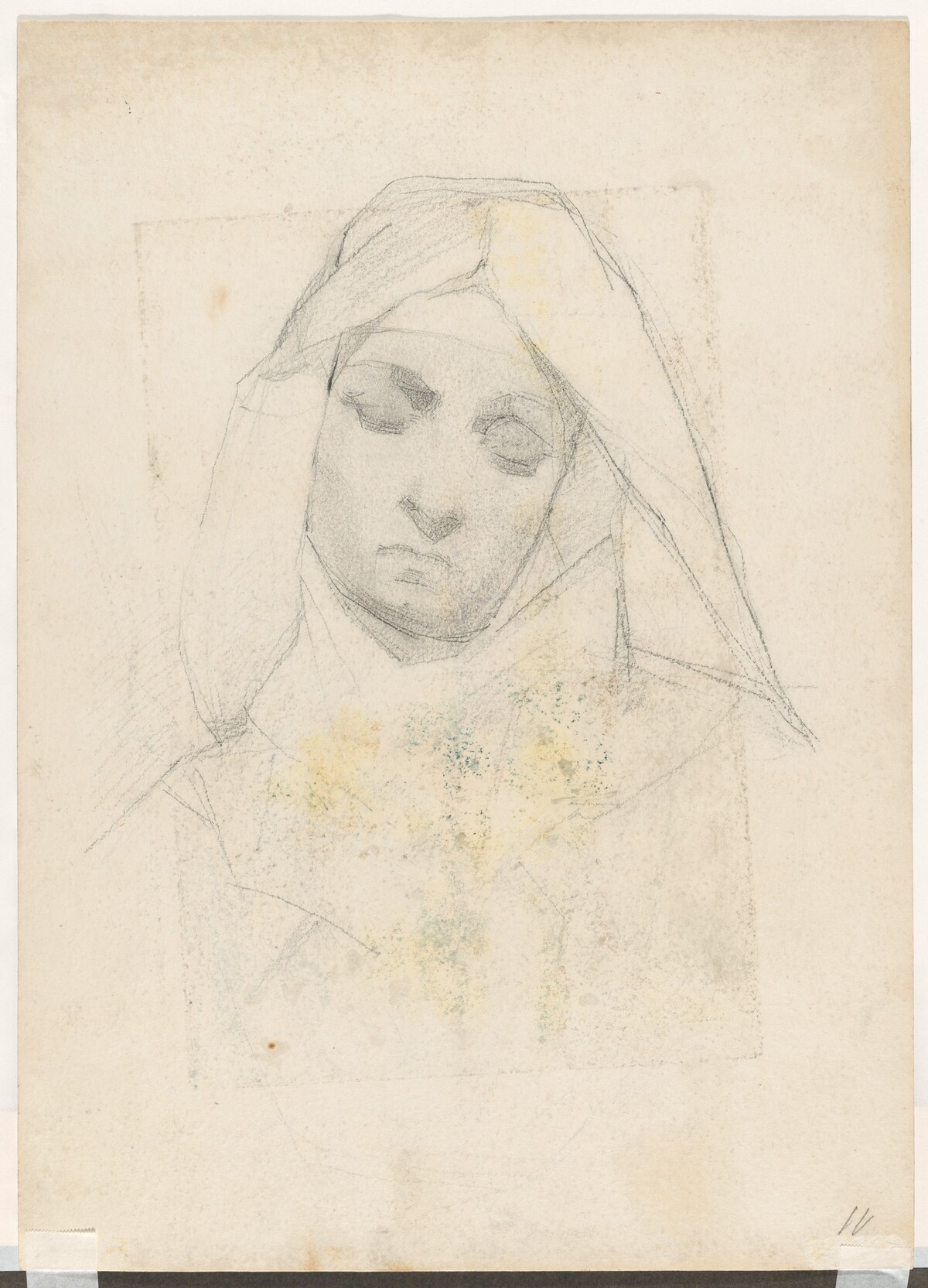 Head of a Nun by Tito Lessi