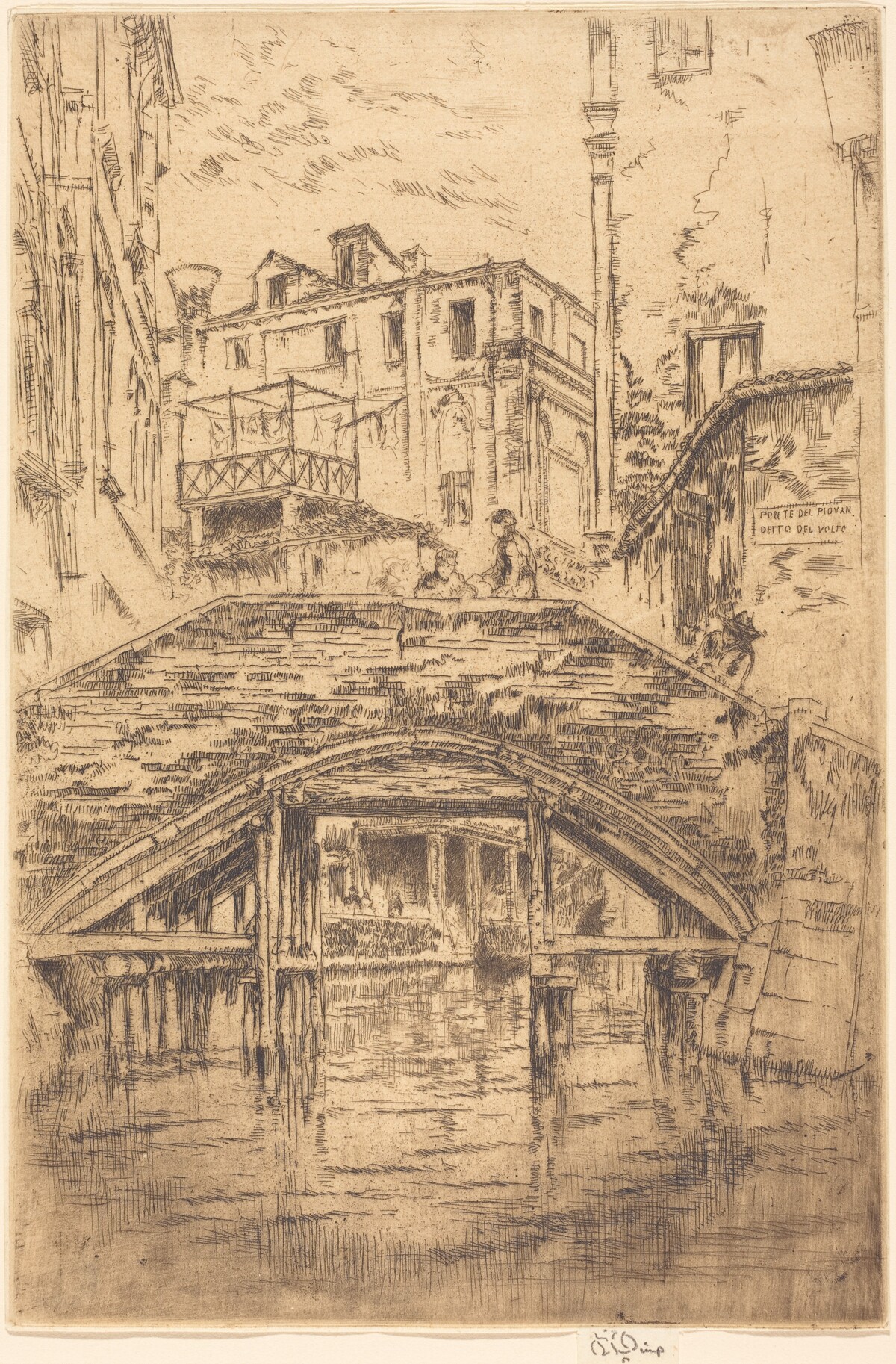 Ponte del Piovan by James McNeill Whistler
