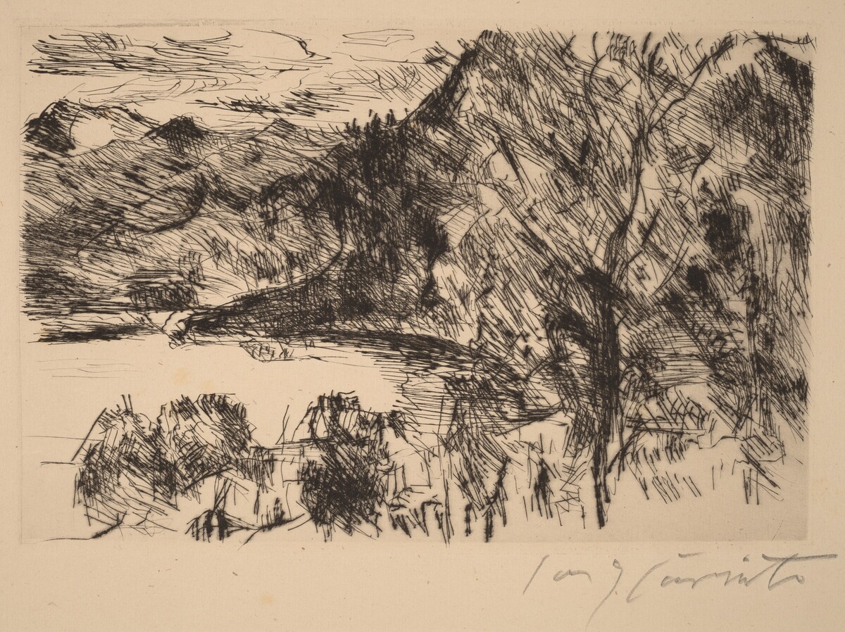 Walchensee mit Jochberg (Walchensee with Jochberg) by Lovis Corinth