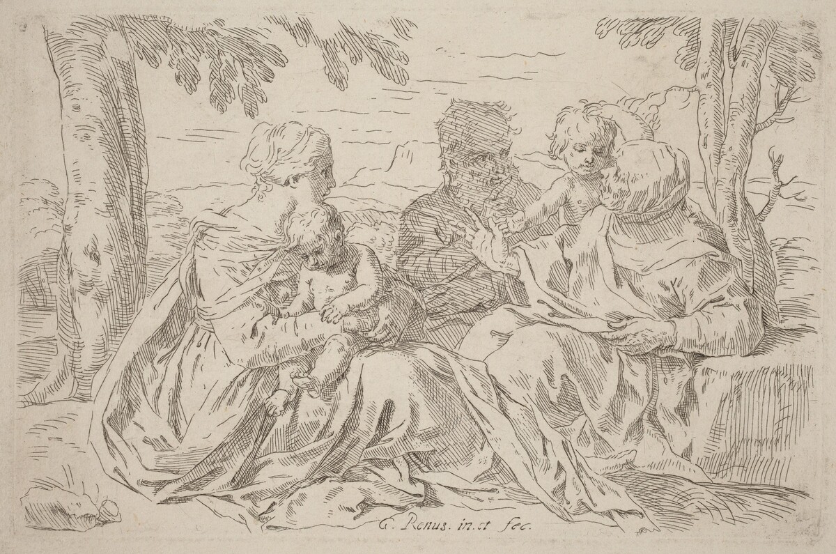 The Holy Family by Simone Cantarini
