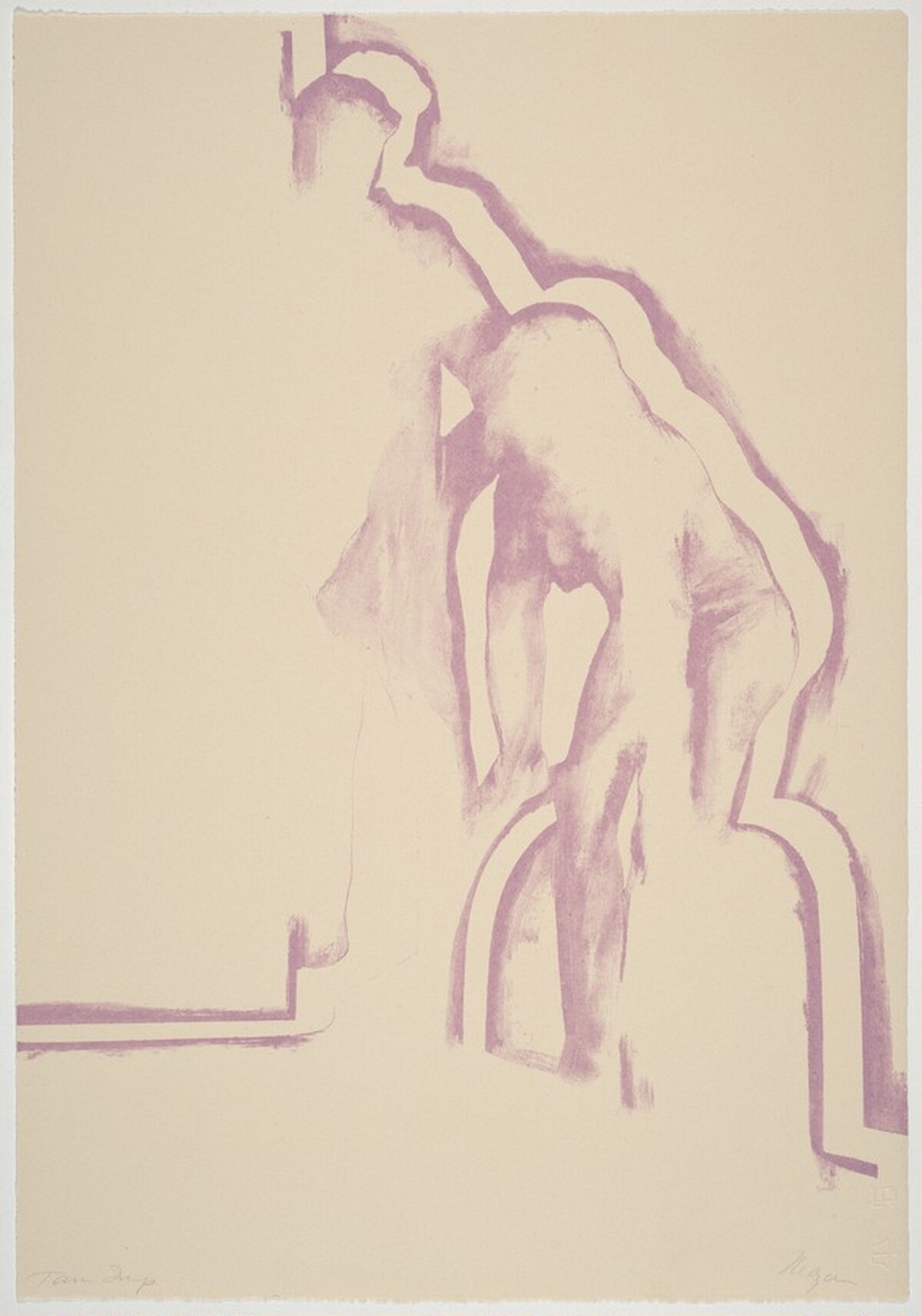 Her Emergence by Michael Mazur