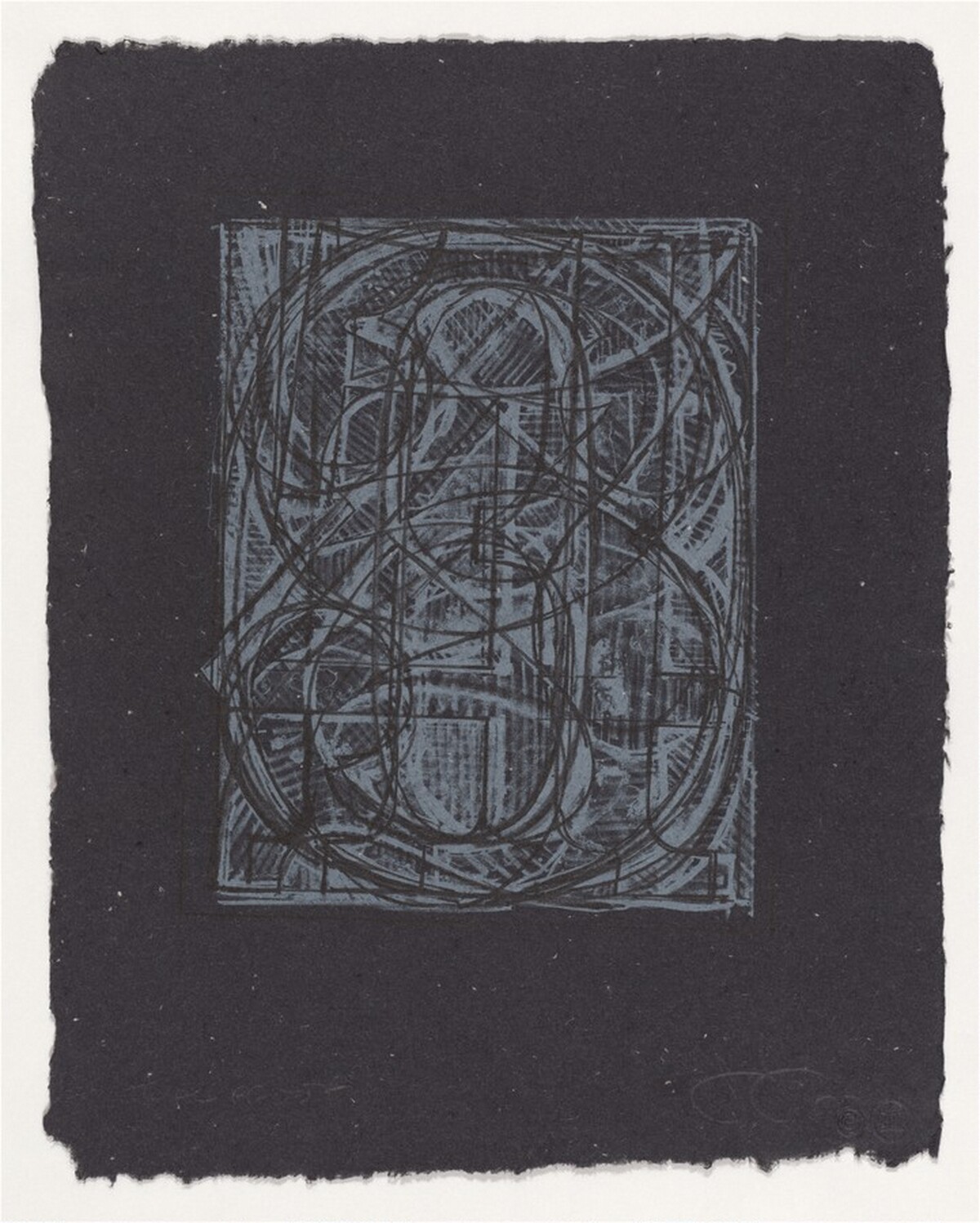 0 through 9 [trial proof] by Jasper Johns