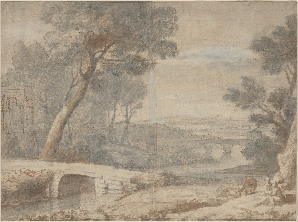 The Rest on the Flight into Egypt by after Claude Lorrain