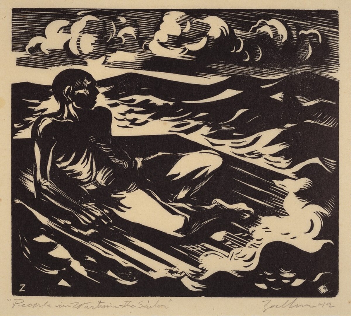 People in Wartime - The Sailor by Richard Charles Zoellner