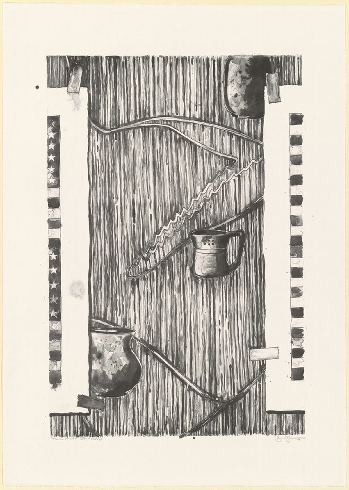 Ventriloquist [trial proof] by Jasper Johns