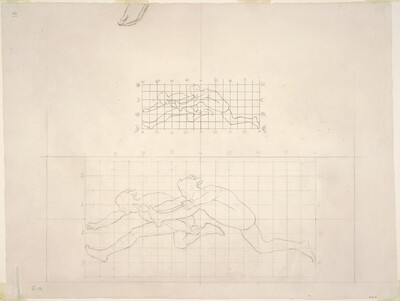 Studies for "Two Classical Male Figures Jumping"