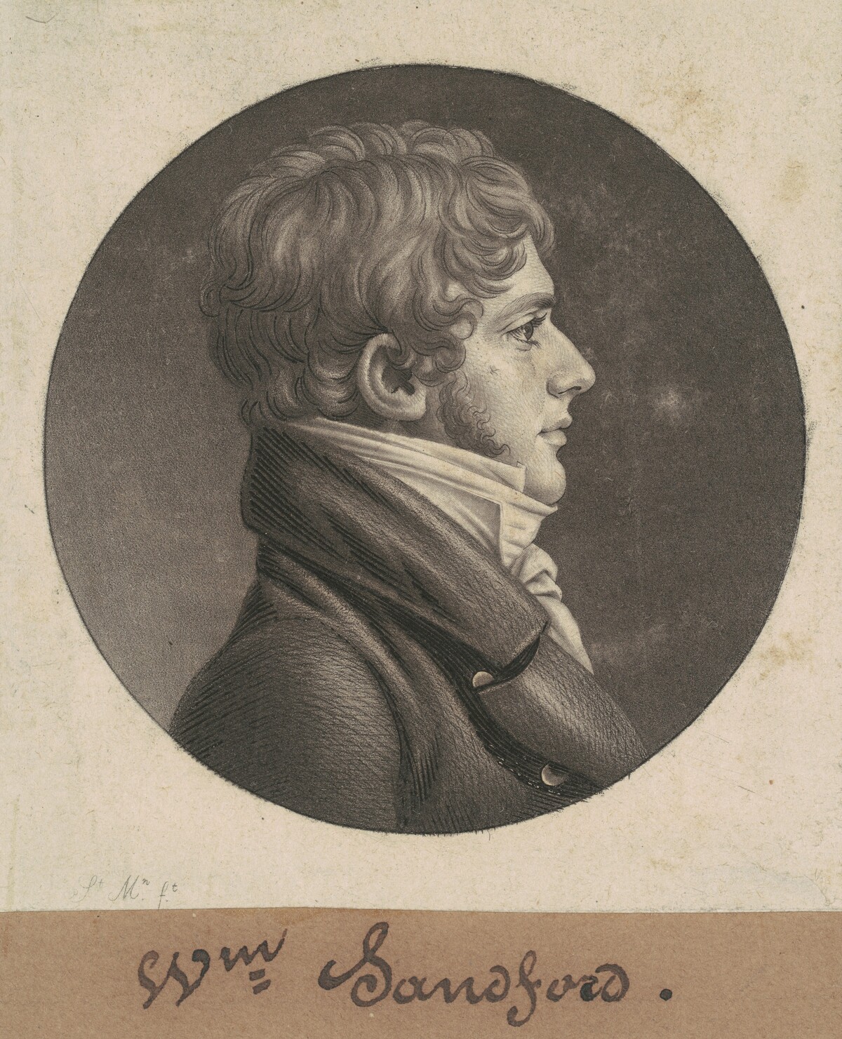 William Sanford by Charles B. J. Févret de Saint-Mémin