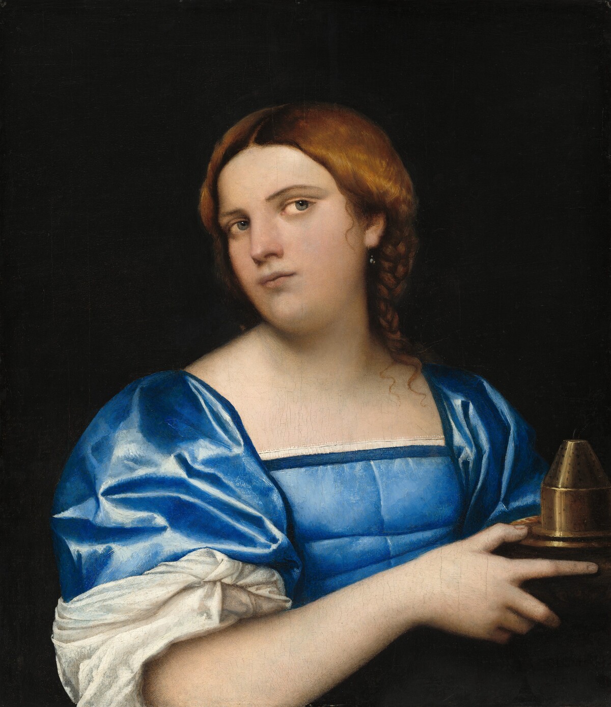 Portrait of a Young Woman as a Wise Virgin by Sebastiano del Piombo