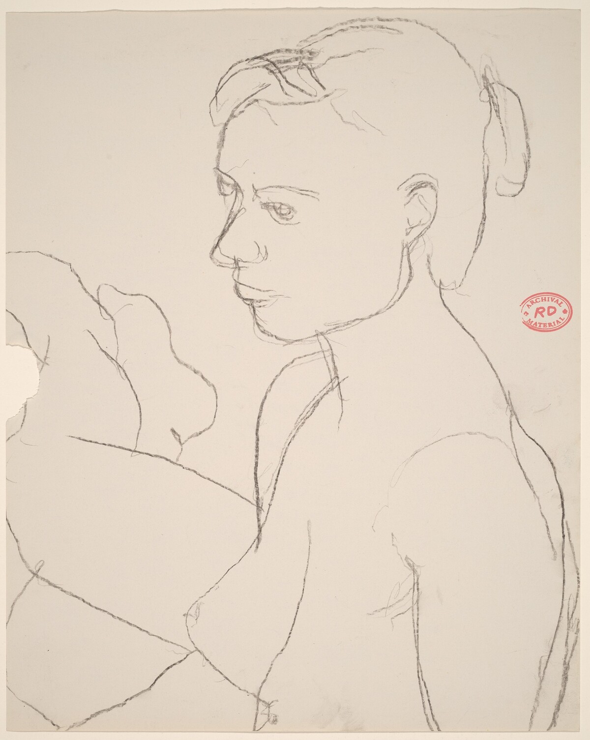 Untitled [portrait] by Richard Diebenkorn