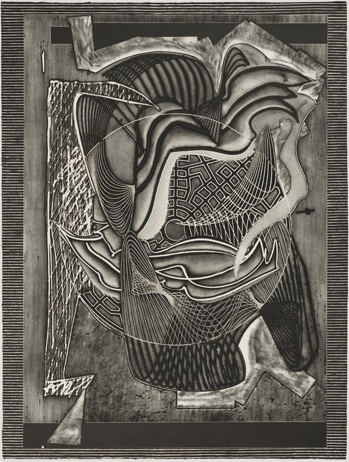 The Funeral by Frank Stella
