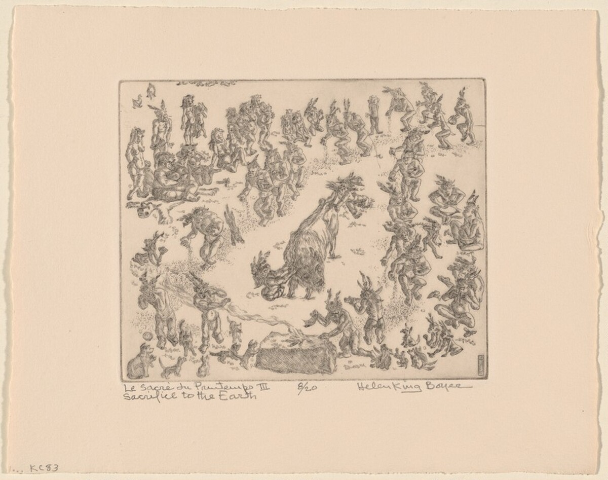 III. Sacrifice to the Earth by Helen King Boyer