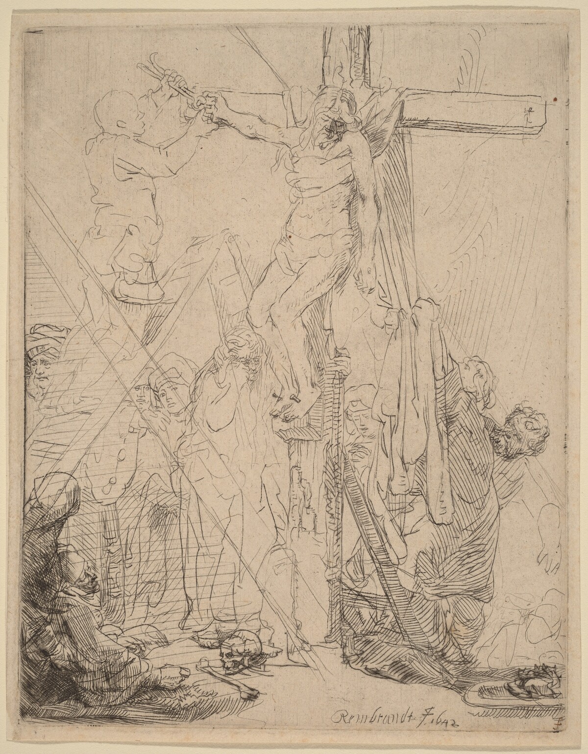 The Descent from the Cross: a Sketch by Rembrandt van Rijn
