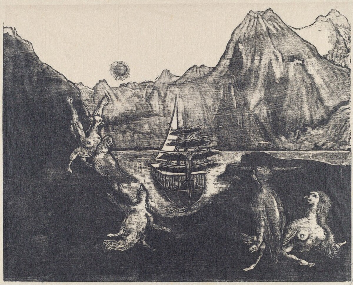 Le bateau by Bernard Reder