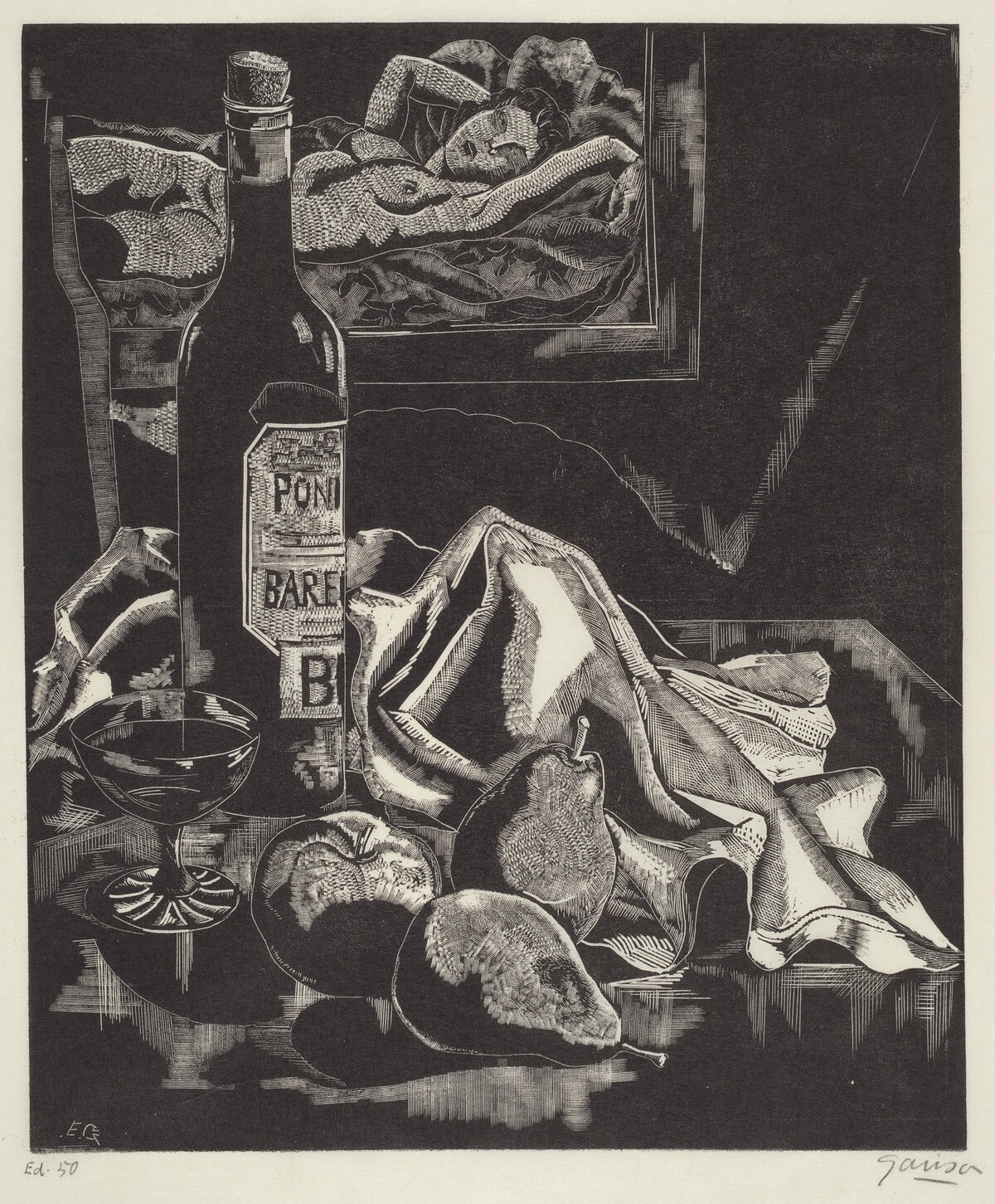 Still Life With Figure by Emil Ganso