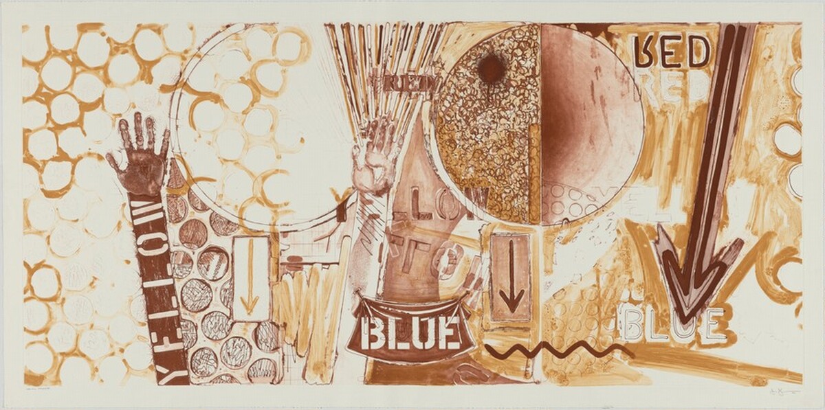 Untitled [trial proof] by Jasper Johns