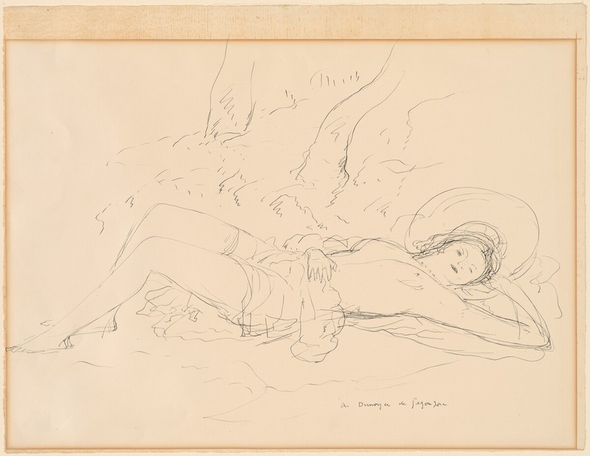 Reclining Nude by André Dunoyer de Segonzac
