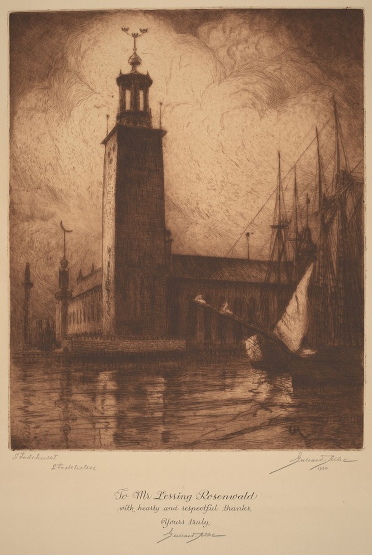 Stadshuset - Stockholm by Gerhard Albin Albe