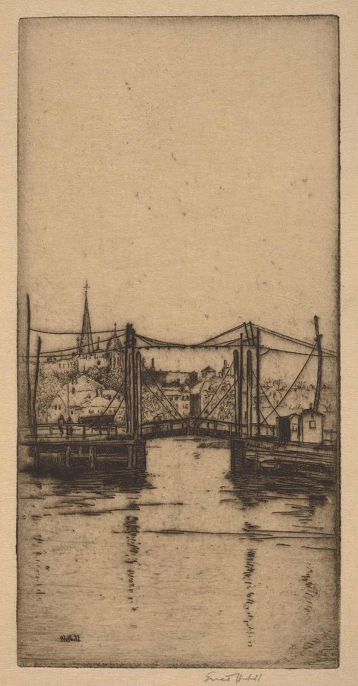 The Drawbridge by Ernest Haskell