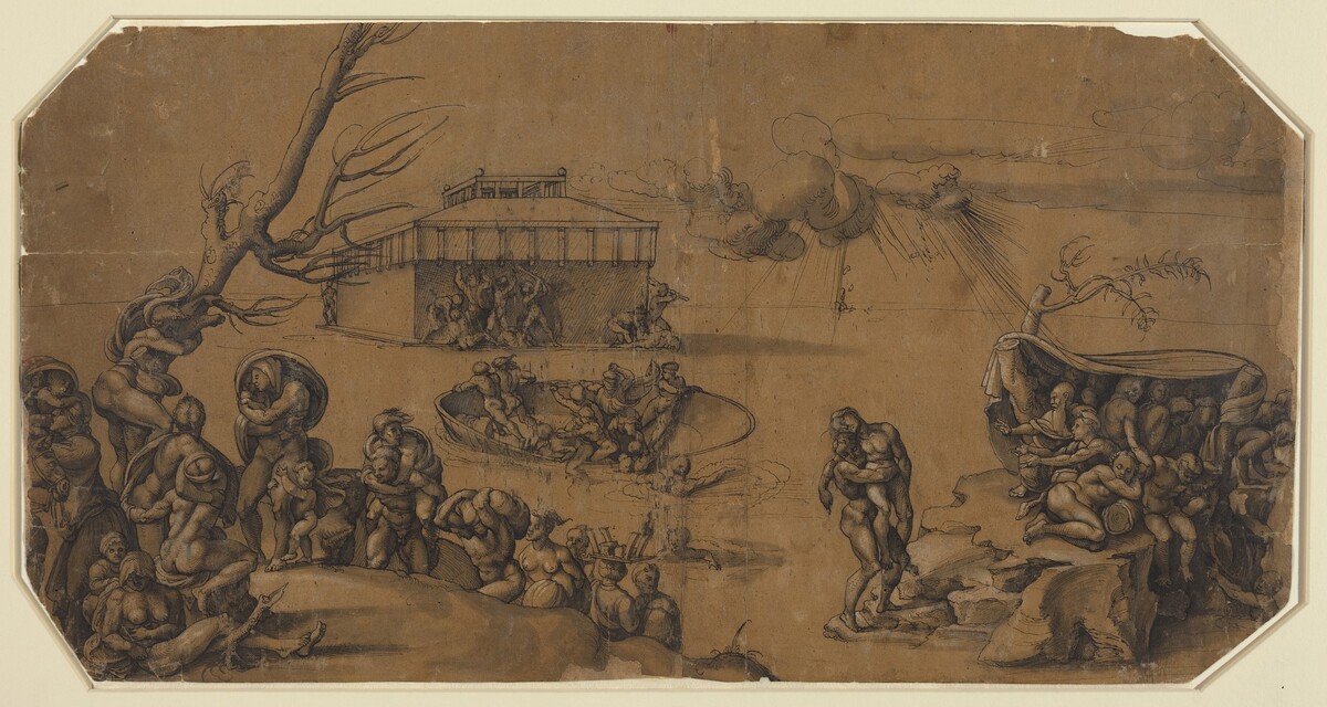 The Flood by Georg Pencz after Michelangelo