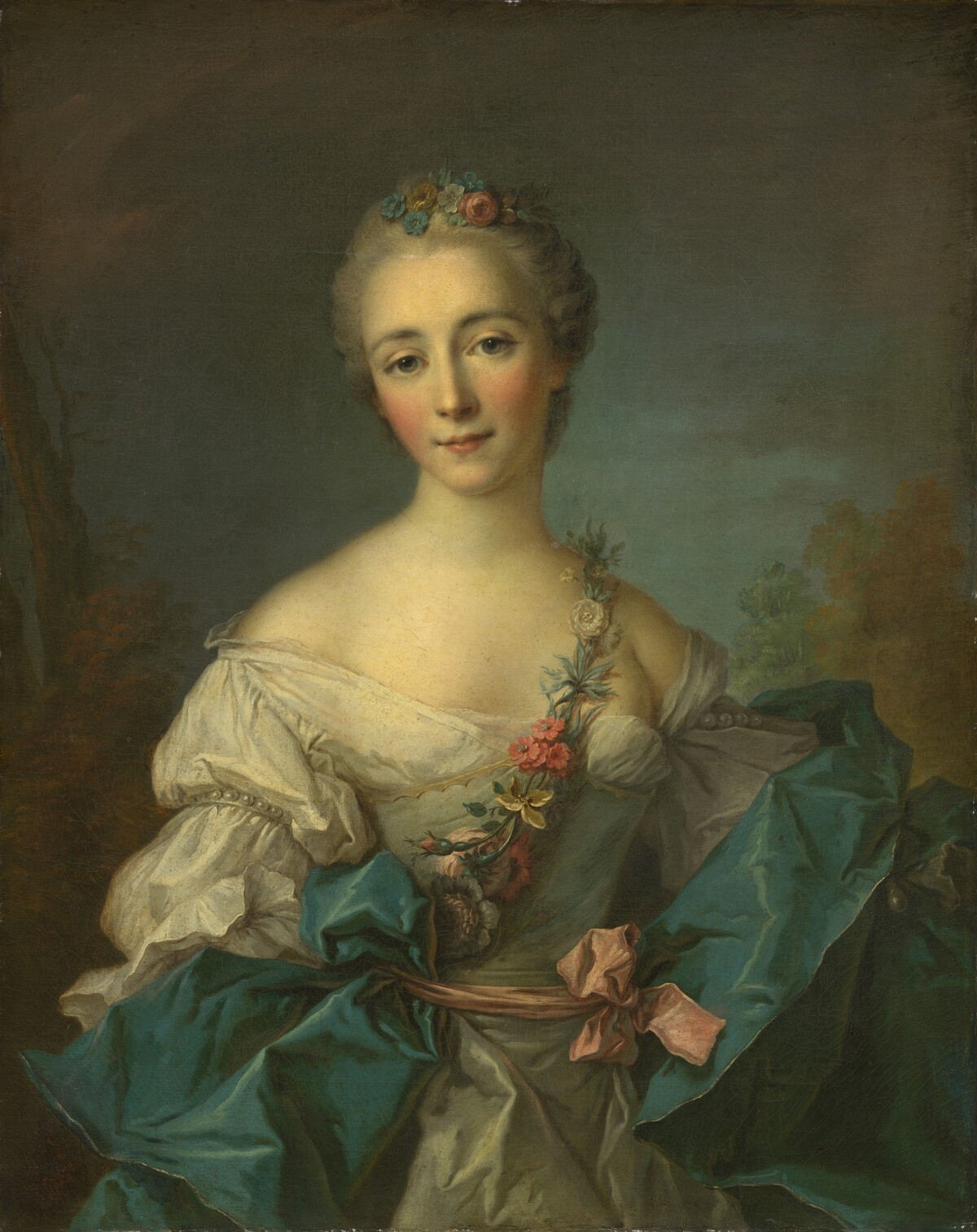 Portrait of a Young Woman by after Jean-Marc Nattier