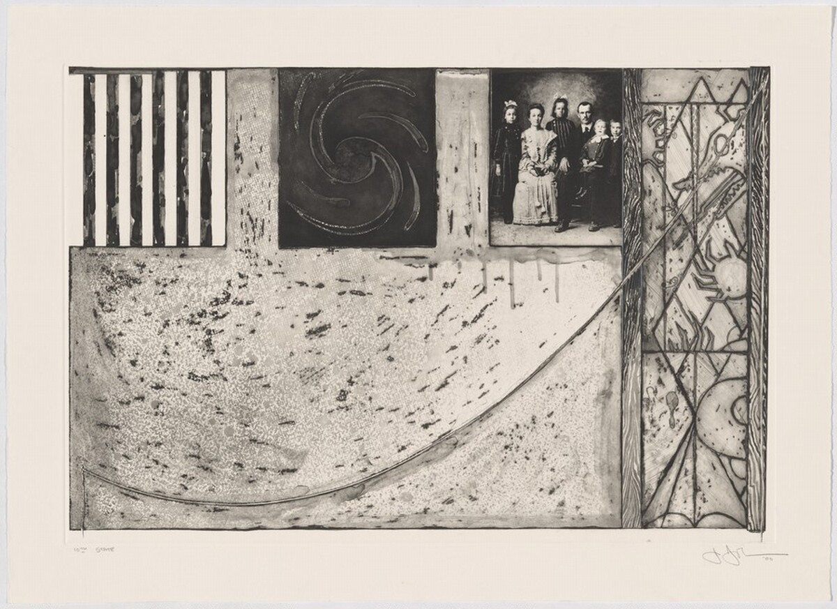 Untitled [state proof of 10th state] by Jasper Johns