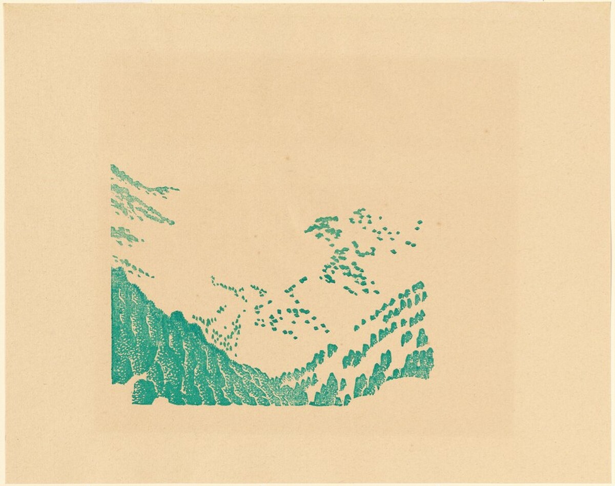 Bright Angel Trail by Gustave Baumann