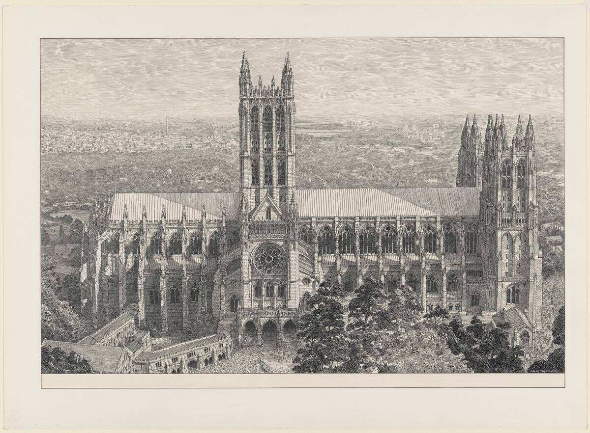 Consecration Day at Washington National Cathedral, Washington, DC (September 29, 1990) by David Macaulay