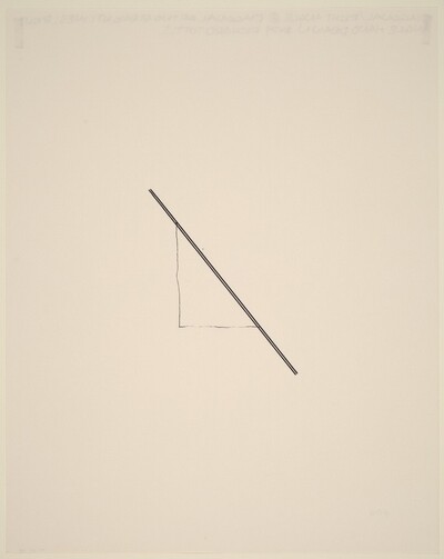Diagonal/Right Angle 2 Diagonal of Two Straight Lines; Right Angle Hand Drawn