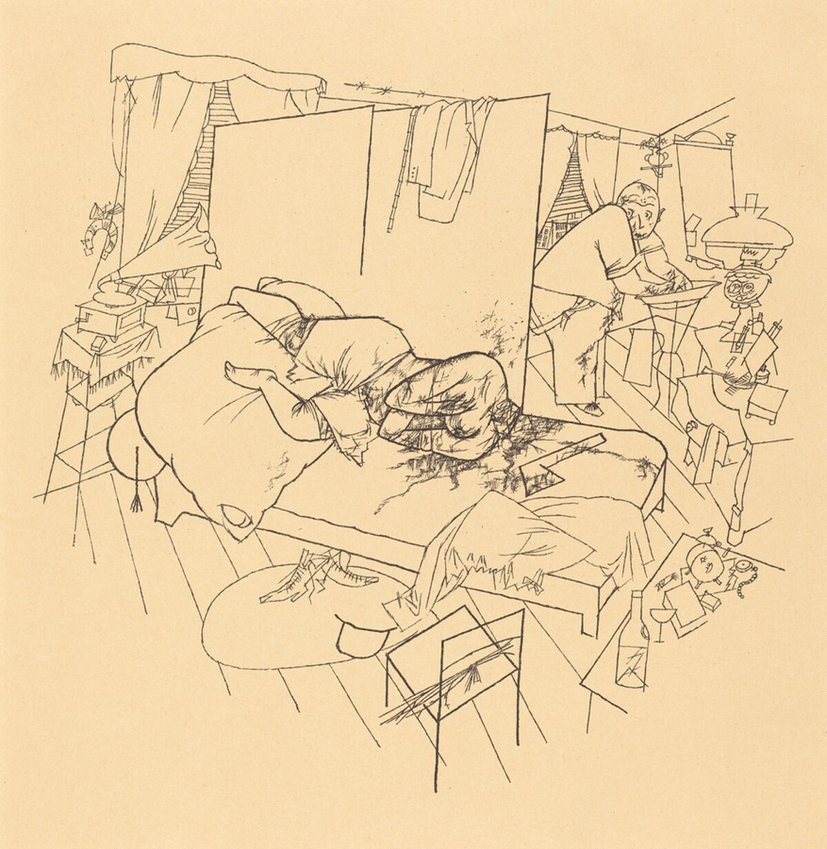 Murder in the Ackerstrasse (Mord in der Ackerstrasse) by George Grosz