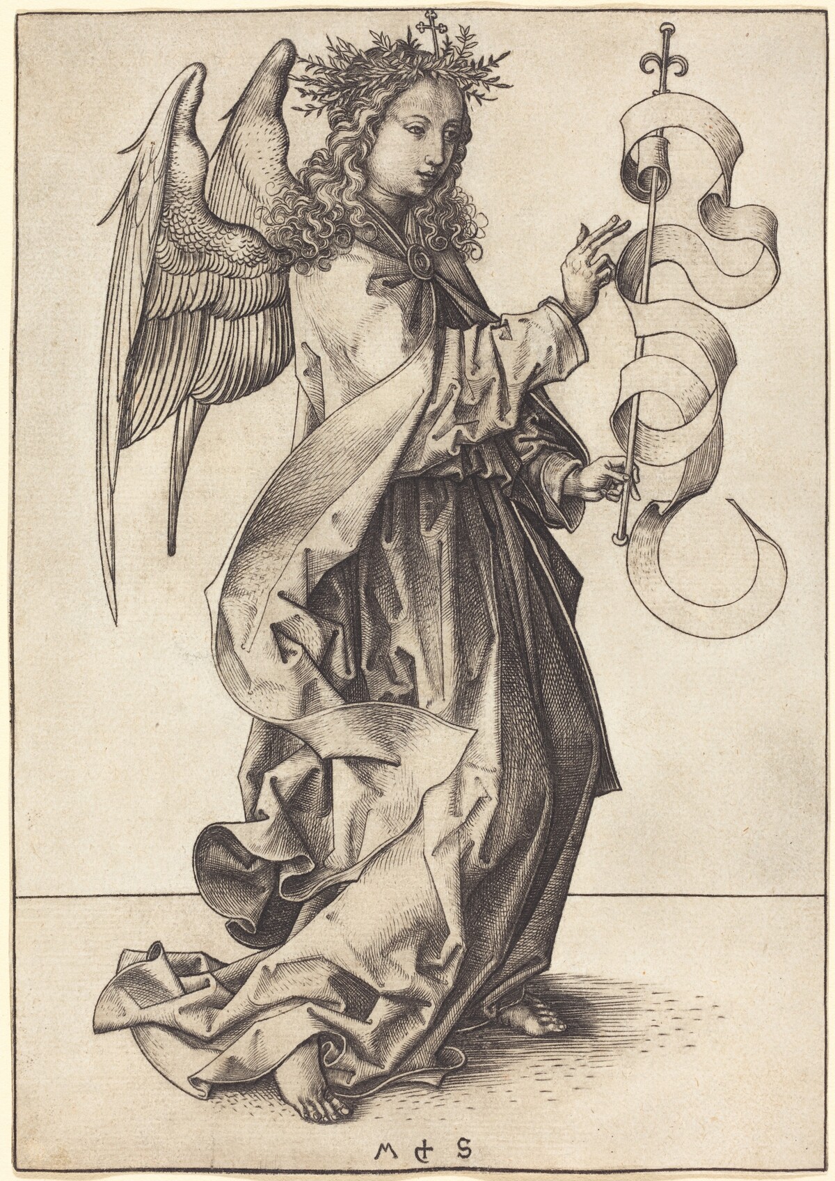 The Archangel Gabriel by Martin Schongauer