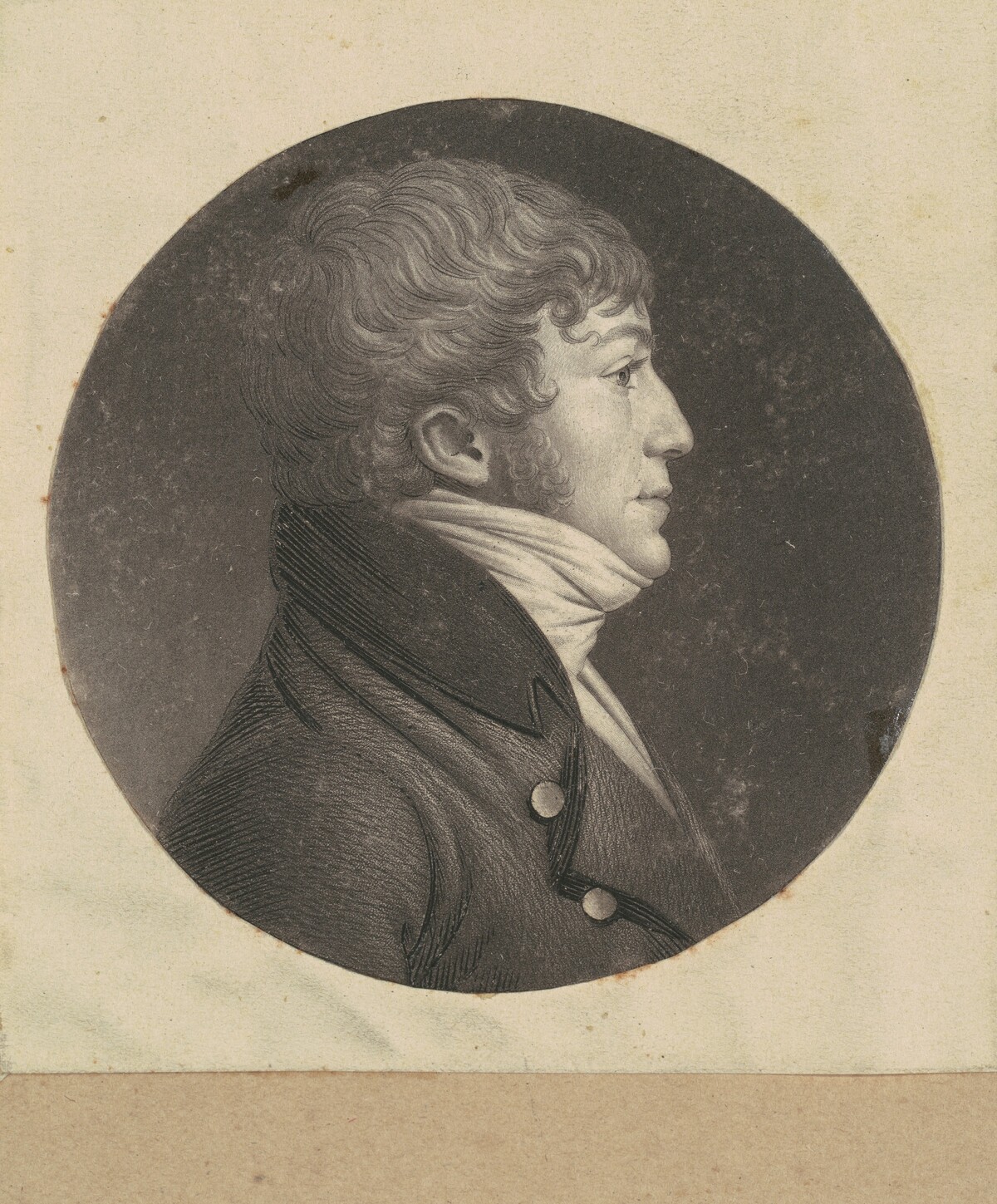 Unidentified Man by Charles B. J. Févret de Saint-Mémin