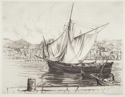 Navicello, Harbor of Menton, France