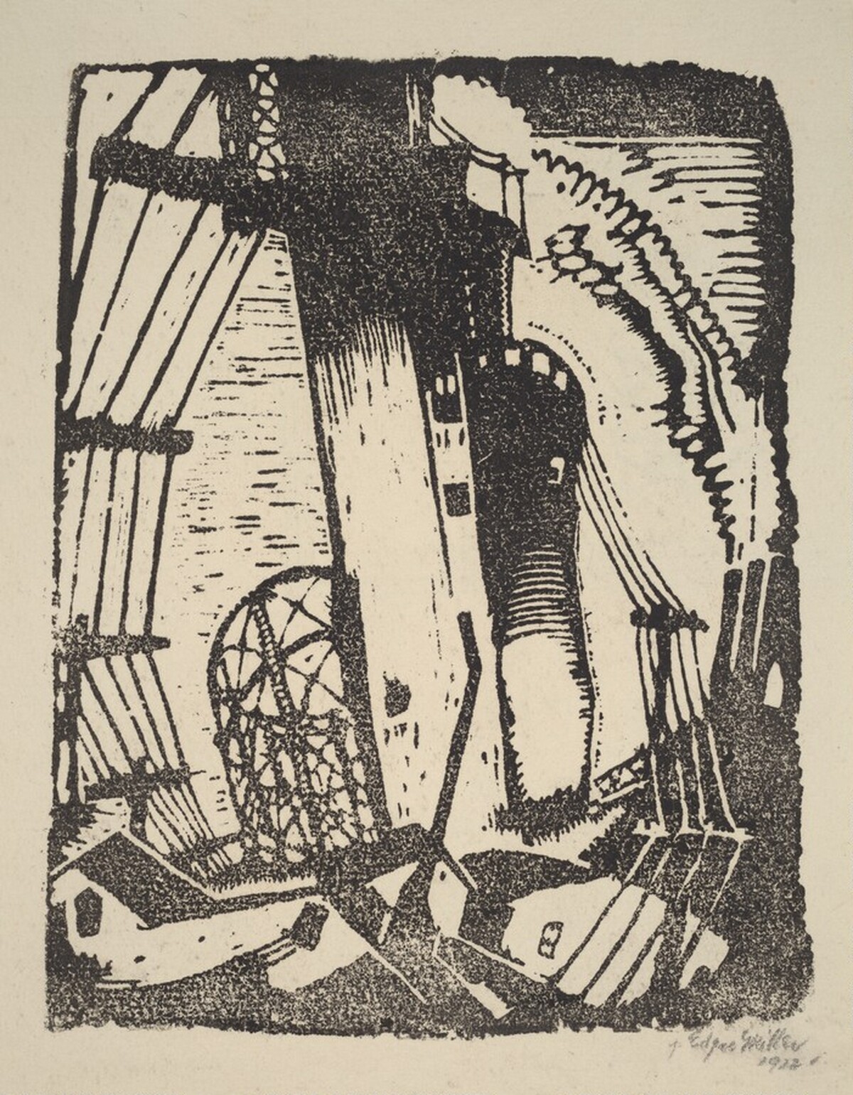 Untitled (Electricity Generating Plant) by Edgar Miller