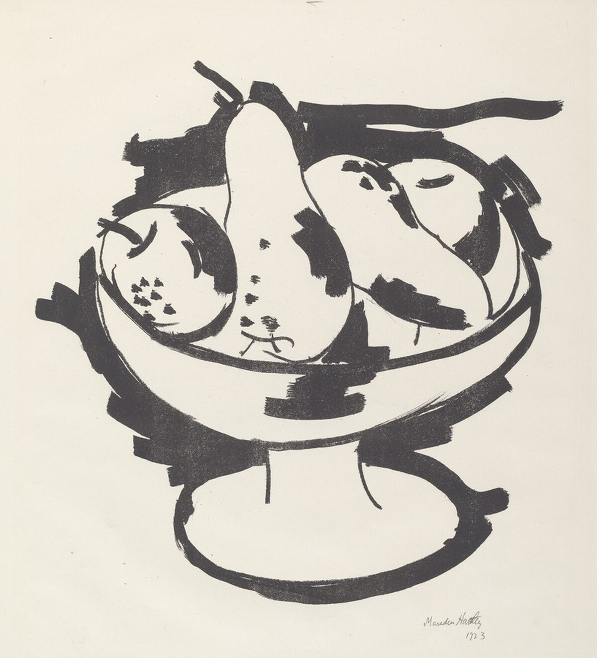 Bowl of Fruit by Marsden Hartley